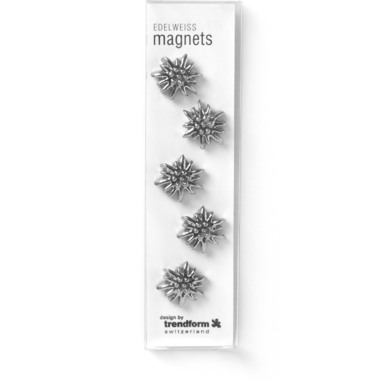 TRENDFORM Magnete EDELWEISS FA4509 5er Set, silber