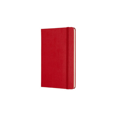 MOLESKINE Carnet Medium HC 18,2x11,8cm 626642 en blanc, scarlet, 208 pages