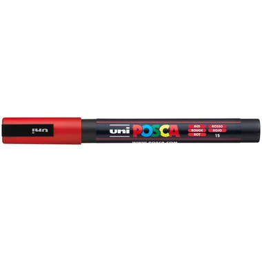 UNI-BALL Posca Marker 0,9-1,3mm PC-3M RED rouge