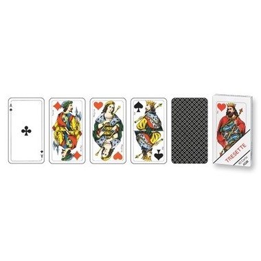 AGMÜLLER Spielkarten 106601224 Tresette Ornament, Vollcellux