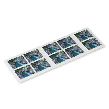 Timbres CHF 0.90 «Verzasca», Carnet de 10 timbres Carnet de timbres «Paysages fluviaux suisses», autocollant, non oblitéré