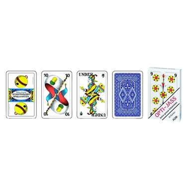 AGMÜLLER Jeux de cartes Opti 57x89mm 106801114 CH 36 cartes
