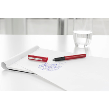 FABER - CA. Fountain pen 149812 red