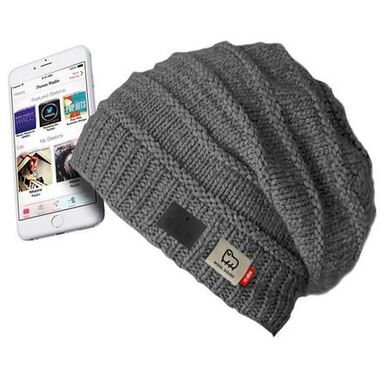 SBS Cappello di lana Bluetooth Grey