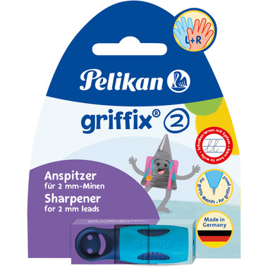 PELIKAN Taille-Crayon Griffix 701129 Oceanblue, Blister