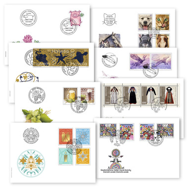 2019 Set of first-day covers 2019 Set of first-day covers, cancelled