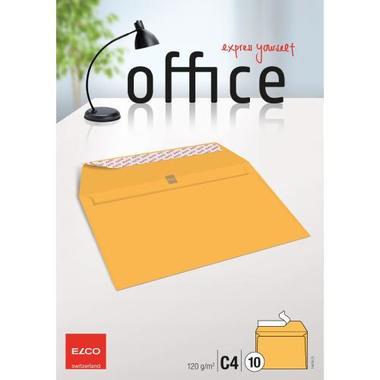 ELCO Enveloppe Office s / fenêtre C4 74478.72 120g, jaune 10 pcs.