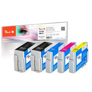 Peach Multi Pack Plus, XL compatible with Epson No. 34XL