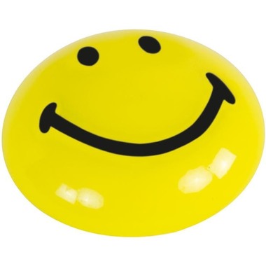 MAGNETOPLAN Aimants Smiley jaune-noir 16673 grand 40mm 4 pcs.