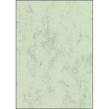 SIGEL Designpapier Marmor A4 DP552 grün, 200g 50 Blatt