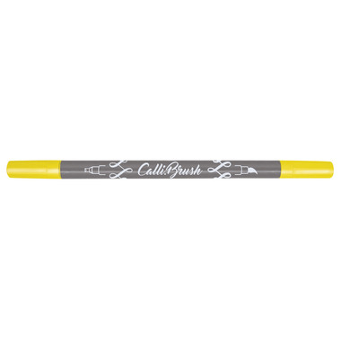 ONLINE Callibrush Pen Double Tip 2mm 19053/6 Fluo Yellow