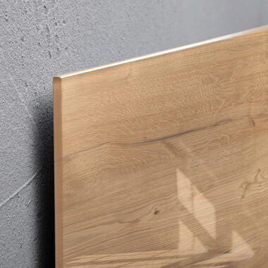SIGEL Glas-Magnetboard GL247 Natural-Wood 1300x550x15 mm