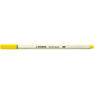 STABILO Fasermaler Pen 68 Brush 568/24 zitronengelb