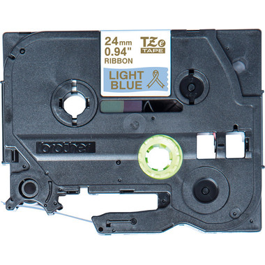 PTOUCH Nastro blu ch./oro TZE-RL54 Sistemi Tze 24mm