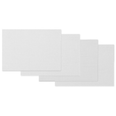 BIELLA Cartes-fiches A7 quadrill. 4mm 23070400U blanc 100 pièces