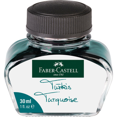 FABER-CASTELL Tintenglas 30ml 149855 türkis