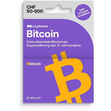 Carta regalo Cryptonow - Bitcoin variable
