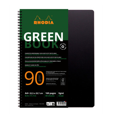 RHODIA Greenbook Notizbuch A4 119914C liniert 90g 160 S.
