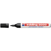 EDDING Permanent Marker 3000 1.5 - 3mm 3000 - 1 schwarz, wasserfest 
