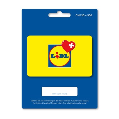 Giftcard Lidl variable
