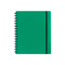 KOLMA Notebook Easy KolmaFlex A5 06.551.01 green, checked 5mm 100 sh.