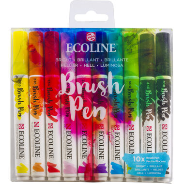 TALENS Ecoline Brush Pen Set 11509803 ass. Bright 13 pezzi