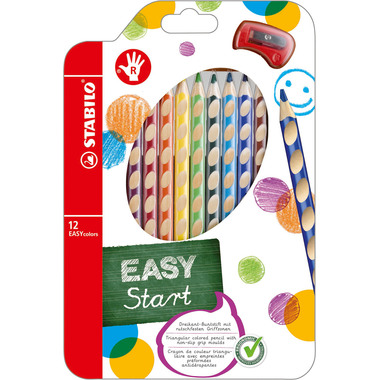 STABILO Crayon de couleur EASYcolors 332/12 12 couleurs R