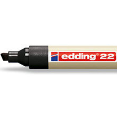 EDDING Permanent Marker 22 1.0-5.0mm 22-e4 4 couleurs