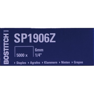 BOSTITCH Punti SP19 1/4 6mm SP1906Z 5000 pezzi