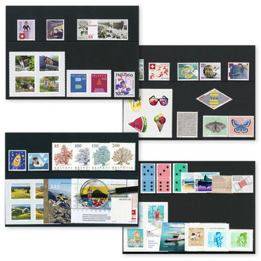 Série annuelle 2021 avec timbre isolés Série annuelle 2021 avec timbres isolés, oblitéré