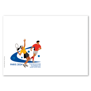 Enveloppe du jour d'émission «Jeux Olympiques d’été Paris 2024» Enveloppe du jour d'émission (FDC) sans timbre C6