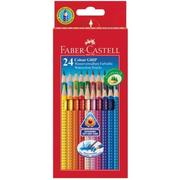 FABER - CA. Crayons de couleur GRIP 112424 24 couleurs 