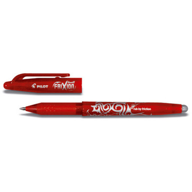 PILOT Roller FriXion Ball 0.7mm BL - FR7 - R rosso, rechargeable, corrig.