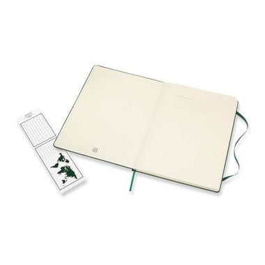 MOLESKINE Taccuino XL HC 25x19cm 629117 in bianco, verde, 192 pagine