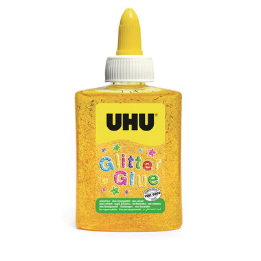 UHU Glitter Glue 49970 giallo