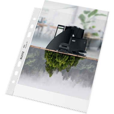 LEITZ Poches PP Recycle A5 4002-00-03 transparent, 100my 25 pcs.