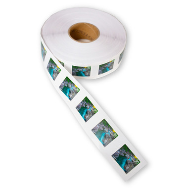 Stamps CHF 0.90 «Verzasca TI», Roll with 2'000 stamps Roll with stamps «Swiss river landscapes», self-adhesive, mint