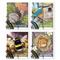 Timbres Série «Abris d’animaux» Série (4 timbres, valeur d'affranchissement CHF 6.10), autocollant, oblitéré