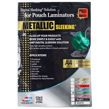 GMP Metallic Sleeking A4 443295 grün 20 Stück