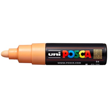 UNI-BALL Posca Marker 4.5-5.5mm PC7MLIGHTORA arancione chiaro
