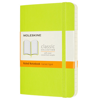 MOLESKINE Carnet SC Pocket/A6 850970 ligné,lime,192 p.