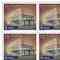 Stamps CHF 0.15 «Huttwil», Sheet with 10 stamps Sheet Swiss railway stations, self-adhesive, mint
