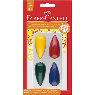 FABER-CASTELL Kreiden Birnen 120405 4 Farben