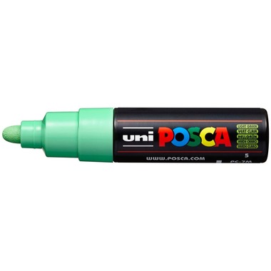 UNI-BALL Posca Marker 4.5-5.5mm PC7MLIGHTGRE hellgrün, Rundspitze