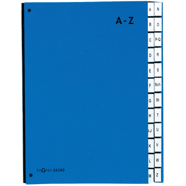 PAGNA Pultordner Color A4 24249-02 blau, A-Z