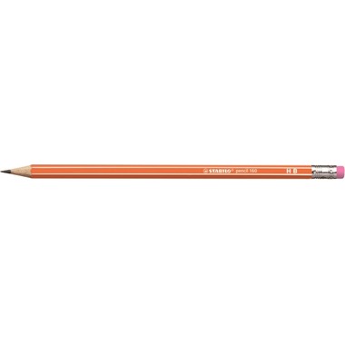 STABILO Crayon 160 a. Gomme HB 2160/03HB orange
