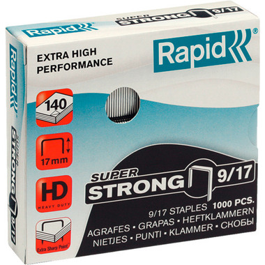 RAPID Agrafes SuperStrong 9/17 mm 24871600 galvanisé 1000 pcs