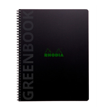 RHODIA Greenbook Carnet A4 119914C ligné 90g 160 f.