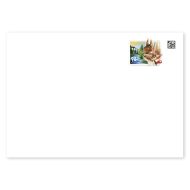 Pre-franked envelopes B Mail 0.90 without window B Mail up to 100 g within Switzerland, C5, units of 10