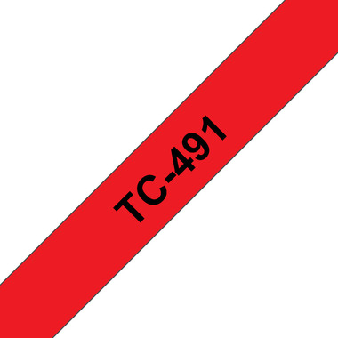 PTOUCH Band, laminiert schwarz/rot TC-491 PT-3000 9 mm